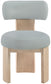 Atelier - Vegan Leather Upholstered Dining Chair (Set of 2) - Painted Natural Frame