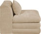 Stellar - Chenille Fabric Upholstered Modular Armless Chair