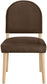 Varinelle - Velvet Dining Chair (Set of 2) - Natural Frame