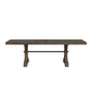 Yellowstone - Dining Table With 2X12" Leaves - Gray