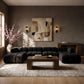 Orin - Velvet 6 Piece Modular Double Chaise Sectional