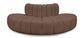 Arc - Faux Leather 4 Piece Modular Sofa