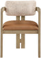 Ravina - Upholstered Dining Chair With Stained Natural Base (Set of 2)