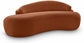 Caspian - Chenille Fabric Upholstered Loveseat