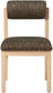 Roundhill - Fabric Dining Chair (Set of 2) - Natural Frame