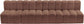 Arc - Faux Leather 4 Seats Modular Sofa