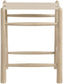 Santos - Backless Counter Stool With Stained Natural Base