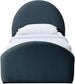 Andaz - Chenille Fabric Upholstered Trundle Bed