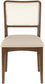 Atrium - Upholstered Seat Dining Chair With Brushed Brown Base (Set of 2)