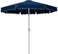Amalfi - Patio Umbrella - Light Brown Base / White Pole