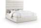 Adam - Linen Fabric Bed With 70.5" Headboard