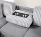 U390 - Sofa Chaise Sectional - Gray