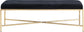 Valley - Bench With Gold Frame