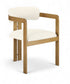 Aurum - Vegan Leather Upholstered Dining Chair With Brushed Brass Base (Set of 2)
