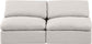 Indulge - Linen 2 Seat Modular Armless Sofa