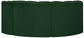 Arc - Boucle Fabric 3 Piece Modular L-Shaped Sofa