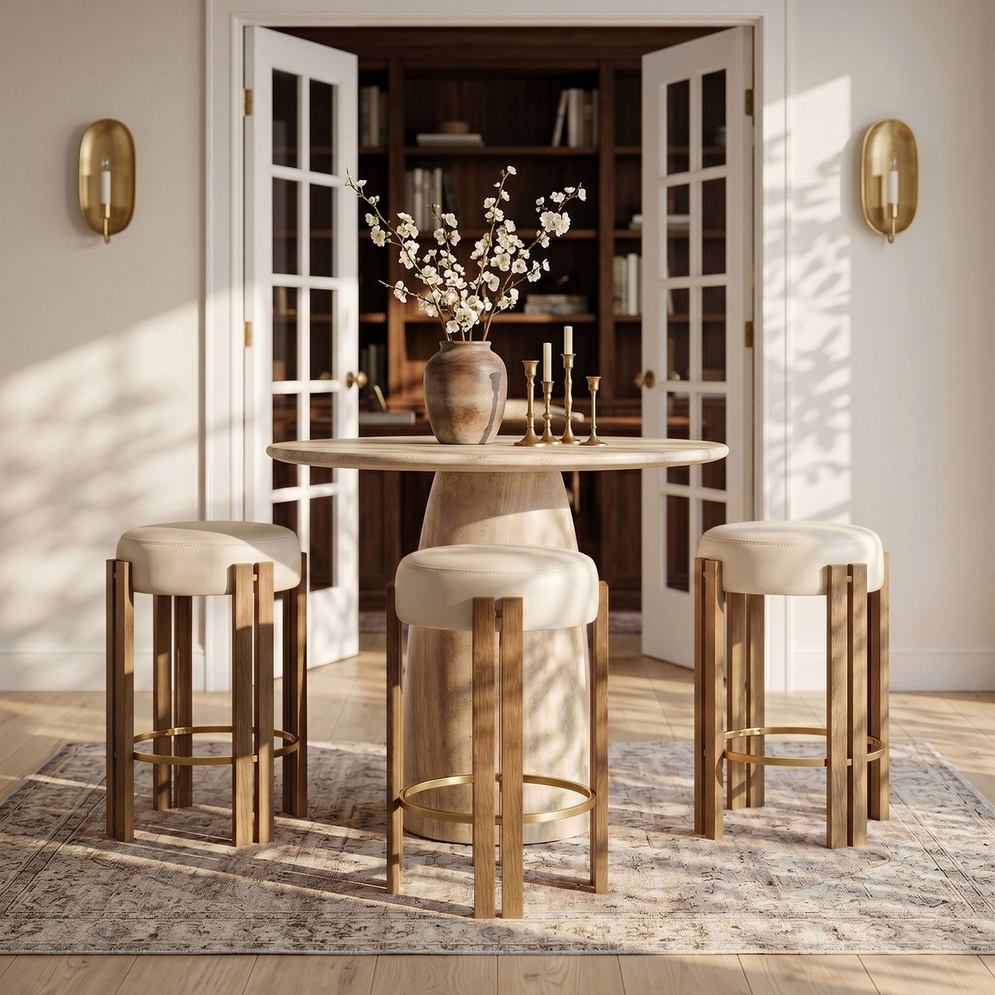 Harrison - Vegan Leather Counter Stool