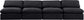 Indulge - Velvet 4 Seat Modular Armless Sofa