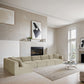 Shaggy - 6 Piece Modular Sectional