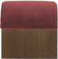 Sable - Velvet Performance Fabric Upholstered Bench