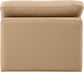 Indulge - Faux Leather Armless Chair - Tan