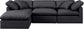 Indulge - Faux Leather 4 Piece Modular Sectional With Chaise