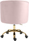 Arden - Office Chair with Gold Legs