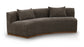 Avanti - 104" Chenille Fabric Upholstered Sofa