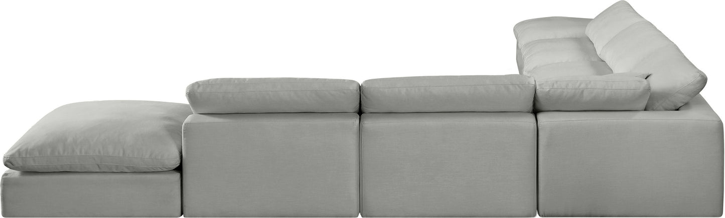 Comfy - 7 Piece Linen Modular Corner Sectional