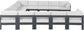 Nizuc - Outdoor Patio 13 Piece Modular Sectional With Gray Frame