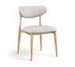 Ronda - Vegan Leather Upholstered Dining Side Chair - Natural Legs