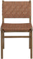 Entwine - Vegan Leather Upholstered Dining Chair - Painted Brown