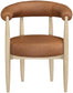 Sable - Vegan Leather Upholstered Dining Chair (Set of 2) - Painted Natural Base