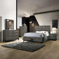 Valdemar - Eastern King Bed With Storage - Weathered Gray