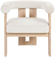 Arienzo - Performance Fabric Upholstered Accent Chair - Natural Base
