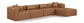 Cube - 5 Piece Modular Sectional With Chaise