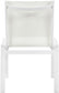Nizuc - Outdoor Patio Dining Chair With White Frame (Set of 2)