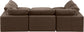 Comfy - 6 Piece Velvet Sectional