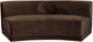 Avra - Velvet Performance Fabric Upholstered Armless Sofa