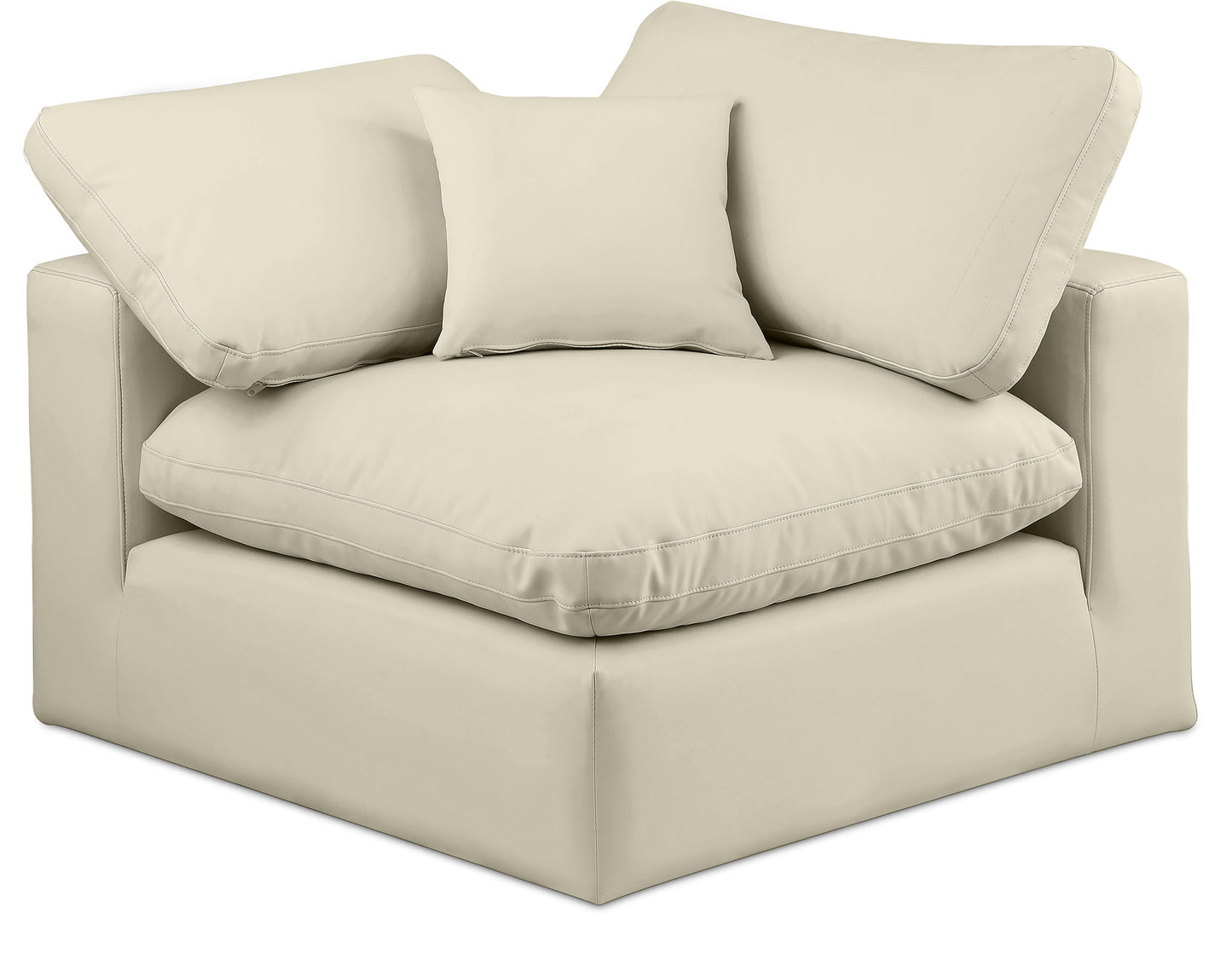 Comfy - Faux Leather Corner Chair