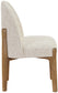 Torino - Upholstered Dining Chair With Brushed Brown Base (Set of 2)