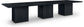 Belinda - Wood Mid-Century Modern Modular Dining Table - Black