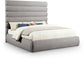 Adam - Boucle Fabric Bed With 70.5" Headboard