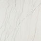 Edwyn - Round Dining Table - White Natural Marble Top & Espresso