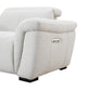 U15 - 6 Piece Beige Power Reclining Sectional With Power Headrest - White