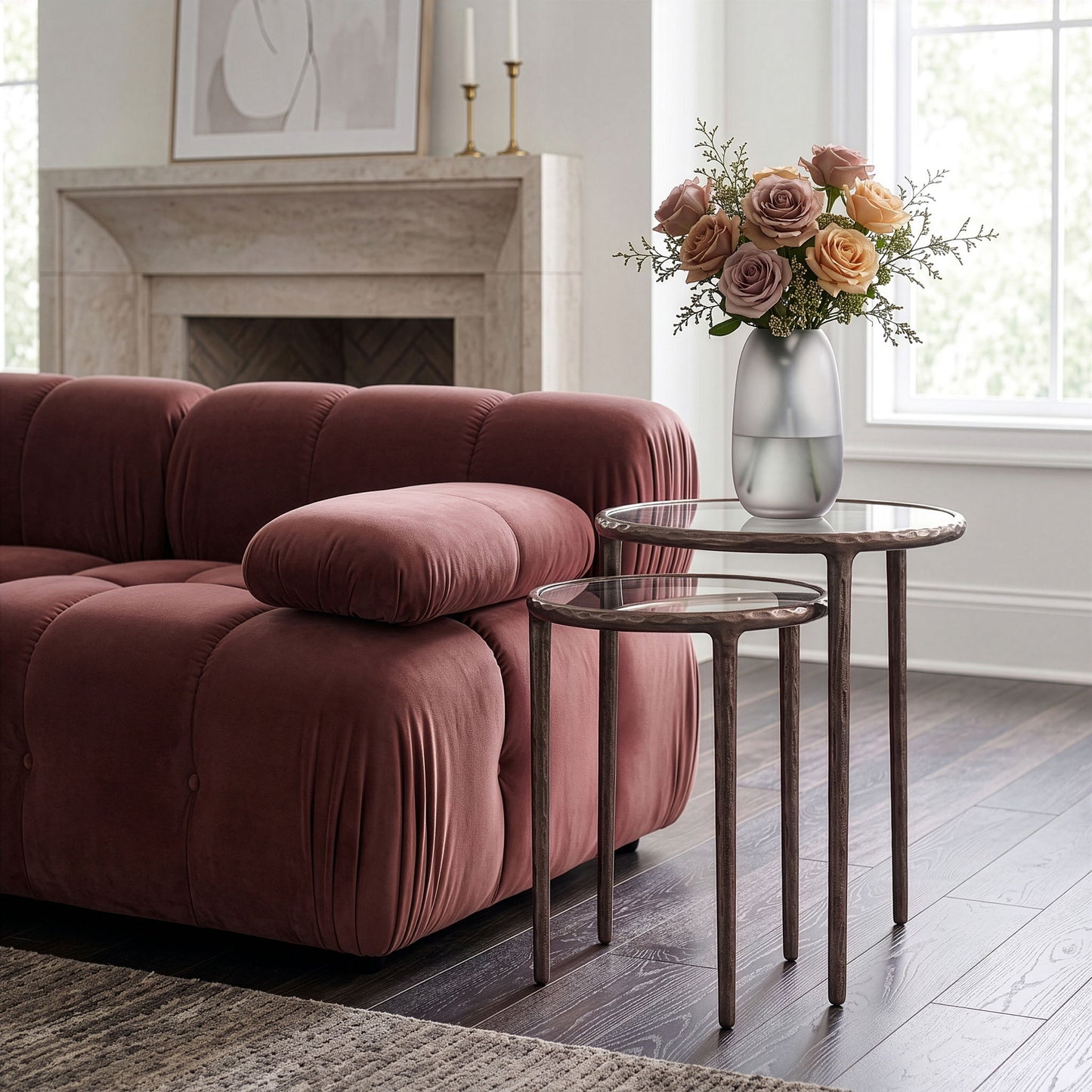 Evren - 2 Piece Nesting End / Side Table
