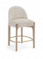 Torino - Counter Stool With Brushed Natural Base