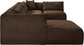 Shaggy - 5 Piece Modular U-Shaped Sectional