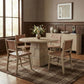 Entwine - Vegan Leather Upholstered Dining Chair - Painted Natural