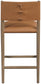 Andie - Upholstered Counter Stool - Brown Base